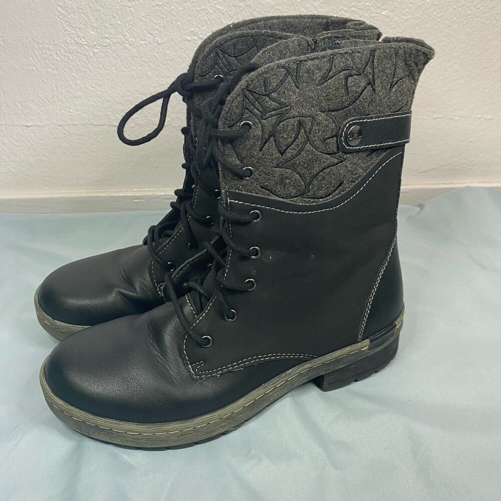 JBU Womens Hemlock Cap Toe Mid-Calf Fashion Boots Size 7